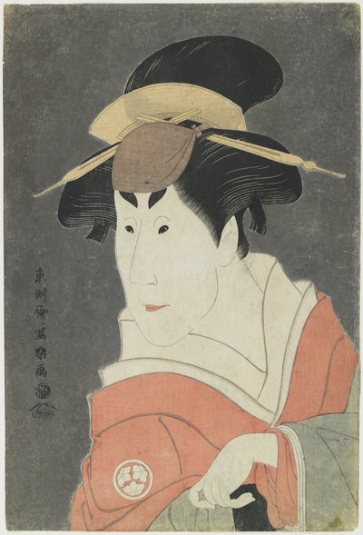 Osagawa Tsuneyo II in einer Frauenrolle, 1794 von Toshusai Sharaku